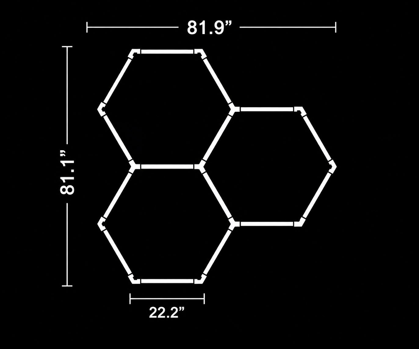 3-Hex LED Accent Light
