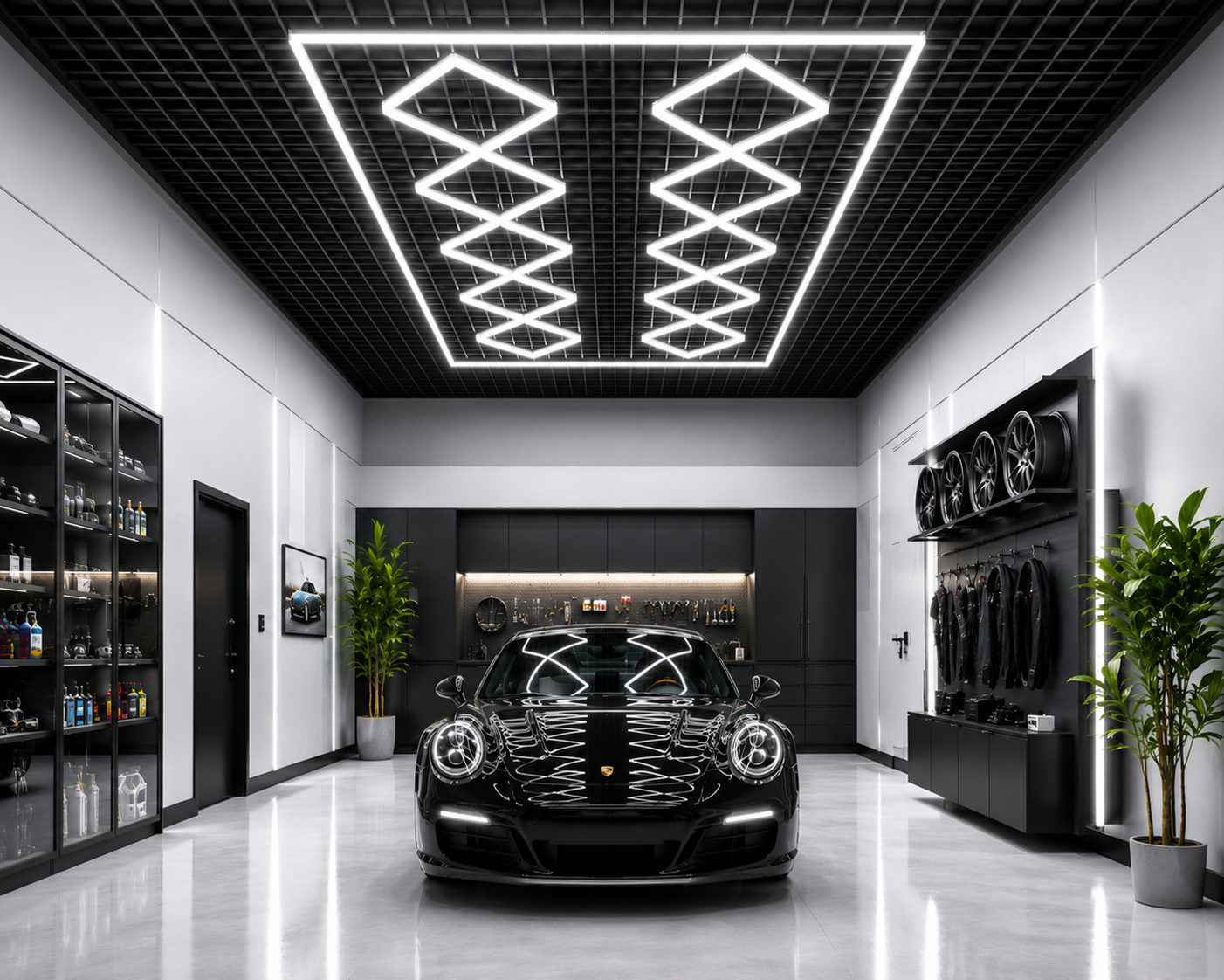 Infinity Grid LED Linear High Bay Light